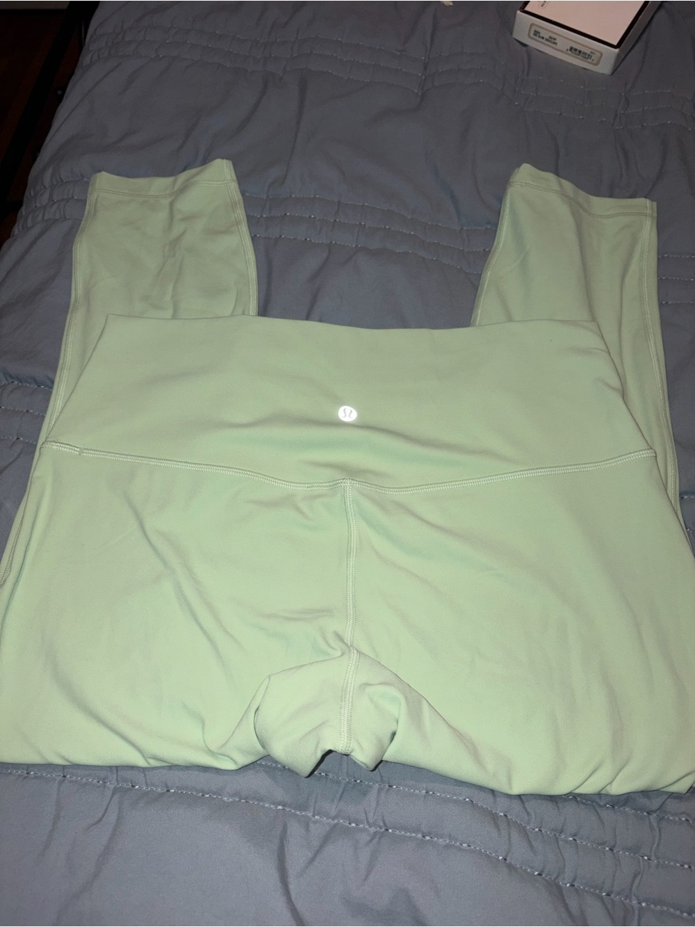 Lululemon High-Rise Mint Green Active Leggings